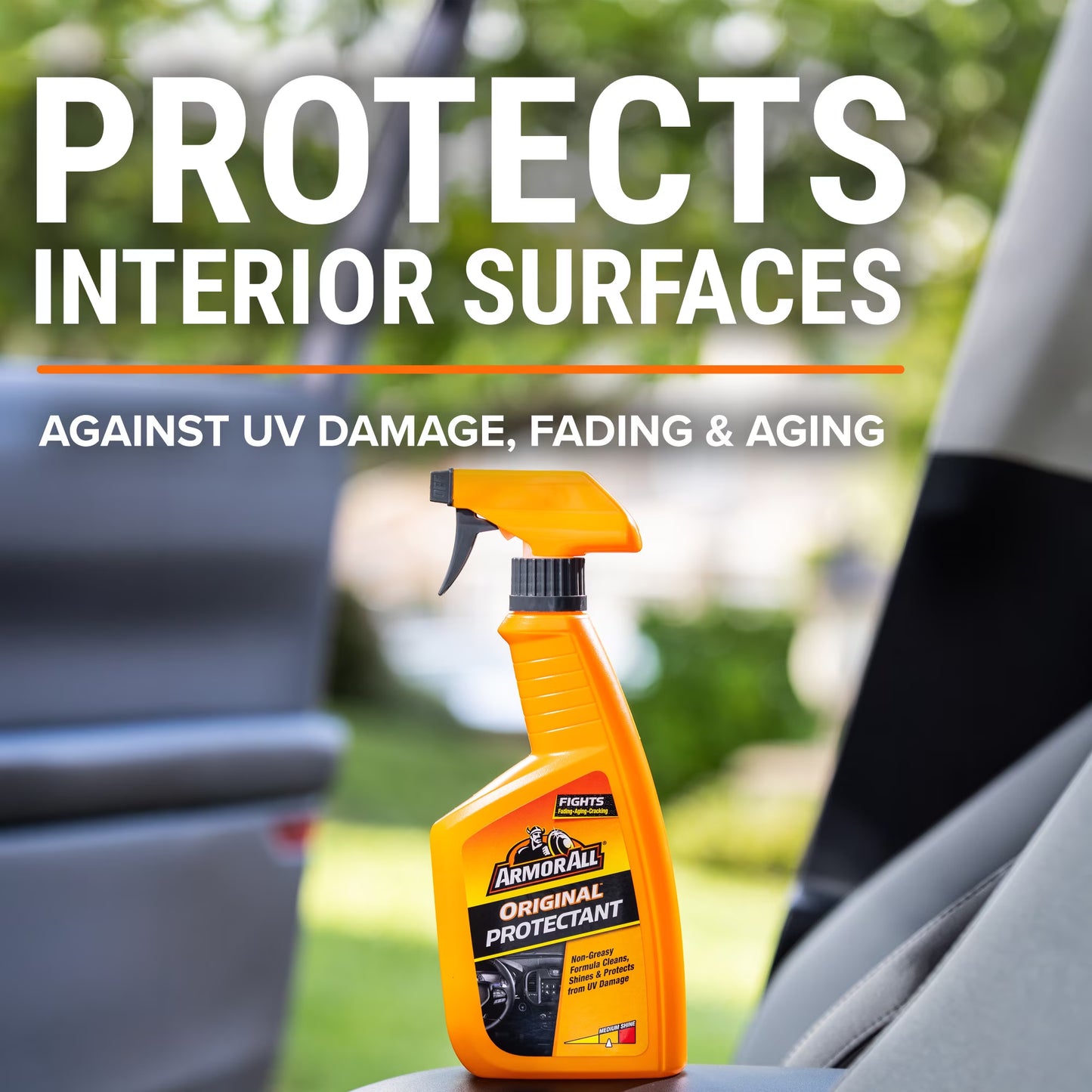 (2 Pack)  Protectant Car Cleaning Spray, 16 Fl Oz